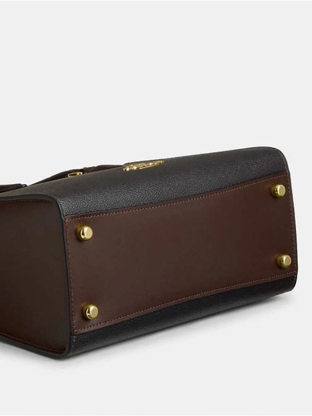 Coach leather brief